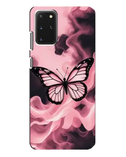 Чехол для Samsung Galaxy S20 Plus с картинкой «Бабочка в дыму»