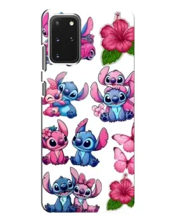 Чехол для Samsung Galaxy S20 Plus с картинкой «Стикеры Stitch и Angel»
