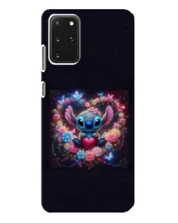 Чехол для Samsung Galaxy S20 Plus с картинкой «Stitch в цветах»