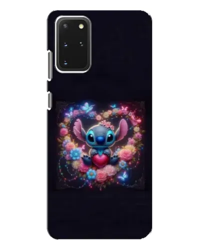 Чехол для Samsung Galaxy S20 Plus с картинкой «Stitch в цветах»
