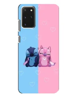 Чехол для Samsung Galaxy S20 Plus с картинкой «Stitch и Angel Love»