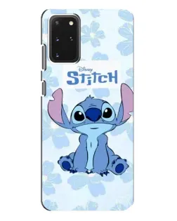 Чехол для Samsung Galaxy S20 Plus с картинкой «Stitch среди цветов»