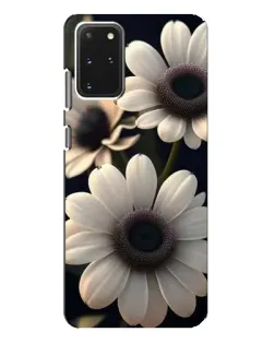 Чехол для Samsung Galaxy S20 Plus с картинкой «Белые маргаритки макро» Чехол для Samsung Galaxy S20 Plus с картинкой «Белые маргаритки макро»