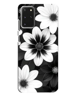 Чехол для Samsung Galaxy S20 Plus с картинкой «Монохромные астры» Чехол для Samsung Galaxy S20 Plus с картинкой «Монохромные астры»