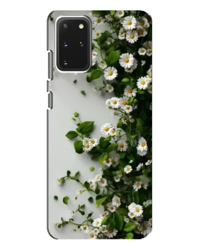 Чехол для Samsung Galaxy S20 Plus с картинкой «Ветка мелких белых цветов» Чехол для Samsung Galaxy S20 Plus с картинкой «Ветка мелких белых цветов»
