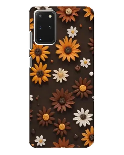 Чехол для Samsung Galaxy S20 Plus с картинкой «Узор из маленьких подсолнухов» Чехол для Samsung Galaxy S20 Plus с картинкой «Узор из маленьких подсолнухов»