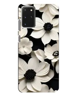 Чехол для Samsung Galaxy S20 Plus с картинкой «Объемные белые цветы» Чехол для Samsung Galaxy S20 Plus с картинкой «Объемные белые цветы»