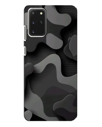 Чехол для Samsung Galaxy S20 Plus с картинкой «Темный абстрактный камуфляж»