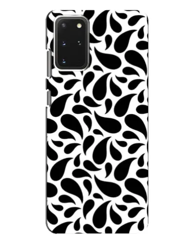 Чехол для Samsung Galaxy S20 Plus с картинкой «Контрастные черные капли»