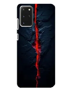 Чехол для Samsung Galaxy S20 Plus с картинкой «Kрасная лавовая трещина»