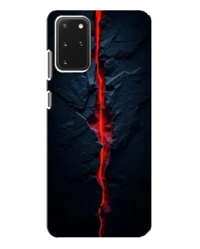 Чехол для Samsung Galaxy S20 Plus с картинкой «Kрасная лавовая трещина»