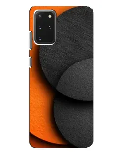 Чехол для Samsung Galaxy S20 Plus с картинкой «Геометрия оранжевых кругов»