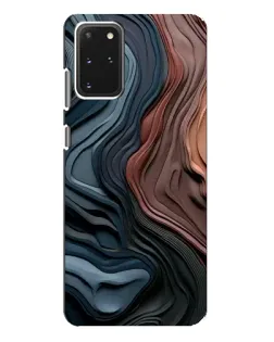 Чехол для Samsung Galaxy S20 Plus с картинкой «Цветные волны каньона»