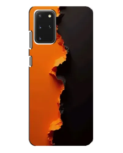 Чехол для Samsung Galaxy S20 Plus с картинкой «Оранжевый разлом»