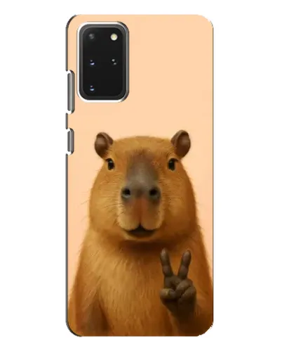 Чехол для Samsung Galaxy S20 Plus с картинкой «Капибара виктория» Чехол для Samsung Galaxy S20 Plus с картинкой «Капибара виктория»