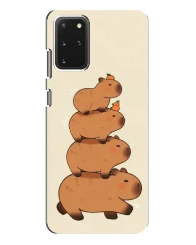 Чехол для Samsung Galaxy S20 Plus с картинкой «Башня из капибар» Чехол для Samsung Galaxy S20 Plus с картинкой «Башня из капибар»