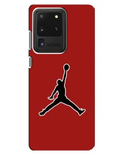Чехол для Samsung Galaxy S20 Ultra с картинкой «Jordan Red Back»