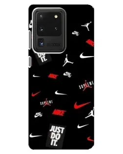 Чехол для Samsung Galaxy S20 Ultra с картинкой «Nike Mix Pattern»