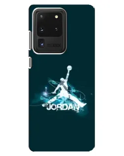 Чехол для Samsung Galaxy S20 Ultra с картинкой «Jordan Blue Fire»