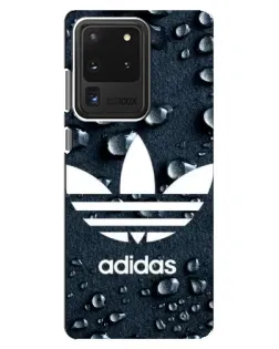 Чехол для Samsung Galaxy S20 Ultra с картинкой «Adidas Trefoil Blue» Чехол для Samsung Galaxy S20 Ultra с картинкой «Adidas Trefoil Blue»