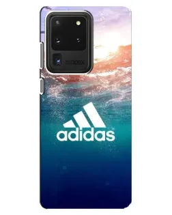 Чехол для Samsung Galaxy S20 Ultra с картинкой «Океанская глубина адидас» Чехол для Samsung Galaxy S20 Ultra с картинкой «Океанская глубина адидас»