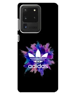 Чехол для Samsung Galaxy S20 Ultra с картинкой «Взрыв красок Adidas»