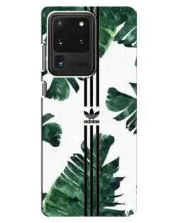 Чехол для Samsung Galaxy S20 Ultra с картинкой «Пальмовые листья адидас»