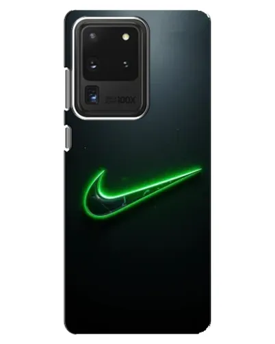 Чехол для Samsung Galaxy S20 Ultra с картинкой «Неоновый контур Nike» Чехол для Samsung Galaxy S20 Ultra с картинкой «Неоновый контур Nike»