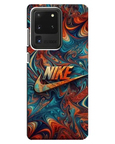 Чехол для Samsung Galaxy S20 Ultra с картинкой «Nike в абстракции» Чехол для Samsung Galaxy S20 Ultra с картинкой «Nike в абстракции»