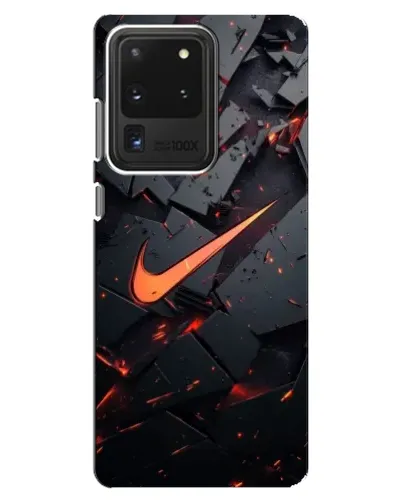 Чехол для Samsung Galaxy S20 Ultra с картинкой «Nike — эффект разломов» Чехол для Samsung Galaxy S20 Ultra с картинкой «Nike — эффект разломов»
