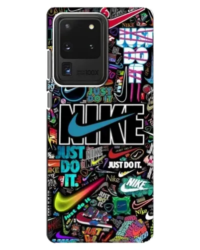 Чехол для Samsung Galaxy S20 Ultra с картинкой «Яркий коллаж Nike» Чехол для Samsung Galaxy S20 Ultra с картинкой «Яркий коллаж Nike»