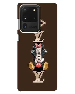 Чехол для Samsung Galaxy S20 Ultra с картинкой «LV и Микки Маус»
