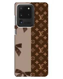 Чехол для Samsung Galaxy S20 Ultra с картинкой «Louis Vuitton — банты»