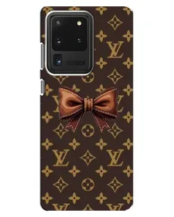 Чехол для Samsung Galaxy S20 Ultra с картинкой «LV с бантом»