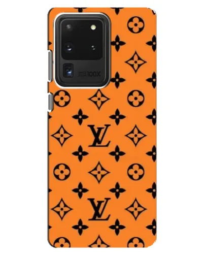 Чехол для Samsung Galaxy S20 Ultra с картинкой «Оранжевый стиль LV»