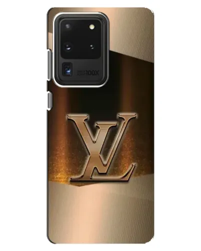 Чехол для Samsung Galaxy S20 Ultra с картинкой «LV — золотое сияние»