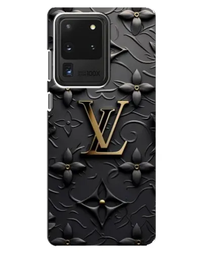 Чехол для Samsung Galaxy S20 Ultra с картинкой «Кожаная текстура LV»