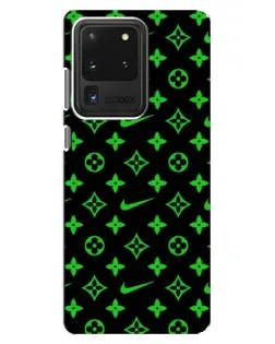 Чехол для Samsung Galaxy S20 Ultra с картинкой «Неоновый принт LV»