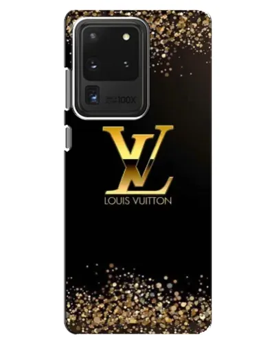 Чехол для Samsung Galaxy S20 Ultra с картинкой «LV — золотые искры»