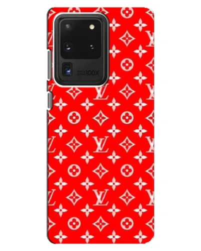 Чехол для Samsung Galaxy S20 Ultra с картинкой «Яркий паттерн LV»