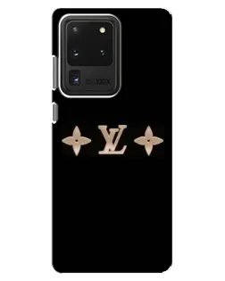 Чехол для Samsung Galaxy S20 Ultra с картинкой «Louis Vuitton — минимализм»