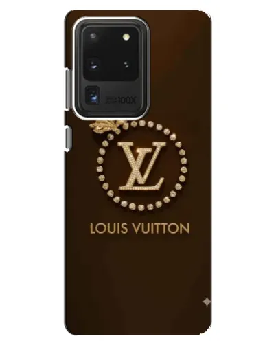 Чехол для Samsung Galaxy S20 Ultra с картинкой «LV — золотая печать»