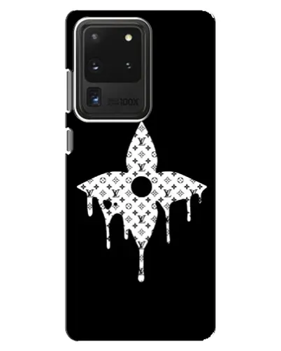 Чехол для Samsung Galaxy S20 Ultra с картинкой «Цветочная монограмма»