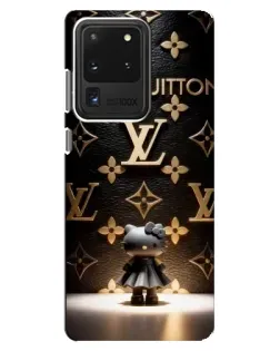 Чехол для Samsung Galaxy S20 Ultra с картинкой «Монограмма с фигурой»