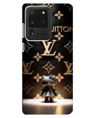 Чехол для Samsung Galaxy S20 Ultra с картинкой «Монограмма с фигурой»