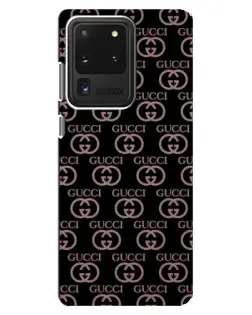 Чехол для Samsung Galaxy S20 Ultra с картинкой «Классическая монограмма Gucci» Чехол для Samsung Galaxy S20 Ultra с картинкой «Классическая монограмма Gucci»