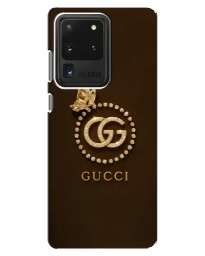 Чехол для Samsung Galaxy S20 Ultra с картинкой «Gucci — золотая бабочка»