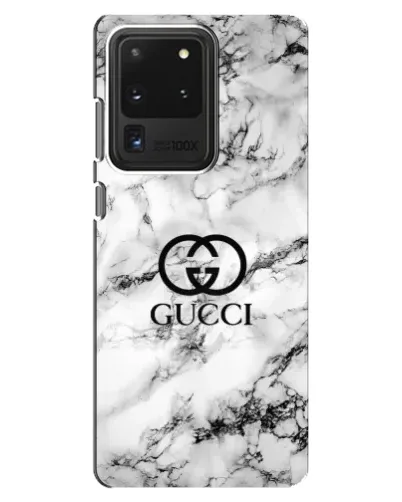 Чехол для Samsung Galaxy S20 Ultra с картинкой «Gucci — мраморный шик»
