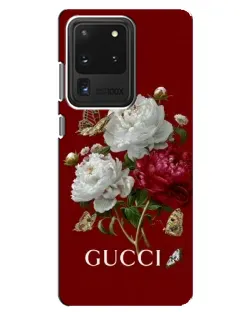 Чехол для Samsung Galaxy S20 Ultra с картинкой «Gucci — сад» Чехол для Samsung Galaxy S20 Ultra с картинкой «Gucci — сад»