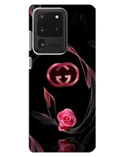 Чехол для Samsung Galaxy S20 Ultra с картинкой «Gucci — неоновая роза» Чехол для Samsung Galaxy S20 Ultra с картинкой «Gucci — неоновая роза»